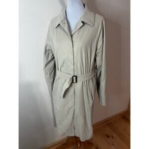 Barbour cream belted travel mac trench coat LADIES SMALL